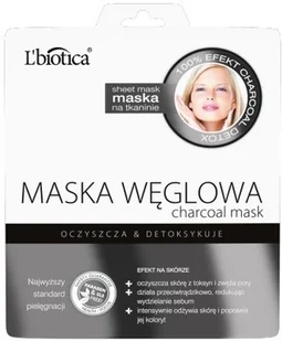 Lbiotica L'biotica Maska węglowa 23 ml 7069259 - Pozostałe kosmetyki - miniaturka - grafika 3