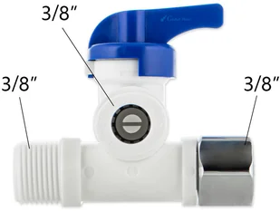 Global Water Przyłącze zawór BV-TGZ38P38GW38 - Akcesoria hydrauliczne - miniaturka - grafika 4