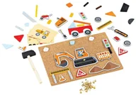 Zabawki interaktywne dla dzieci - Bigjigs Toys Korkowa przybijanka Budowa BJ179 729247 - miniaturka - grafika 1