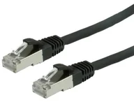 Kable miedziane - Value S/FTP (PIMF-) Patch Cable Kat.6, LSOH, czarny, 5 m 7611990114245 - miniaturka - grafika 1