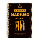 Notesy i bloczki - Murrano Przepiśnik kołonotatnik na przepisy z nadrukiem dla niego na urodziny KZ-COOK-018 - miniaturka - grafika 1