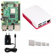 Komputery jednopłytkowe - Raspberry PI 4B 4GB Ram obudowa zasilacz radiatory - miniaturka - grafika 1