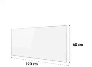 Klarstein Klarstein Wonderwall Air 72, infraczerwony grzejnik, 120 x 60 cm, 720 W, naścienny montaż, pilot sterowania, biały ACO10-WonderW.72 - Ogrzewanie przenośne - miniaturka - grafika 9