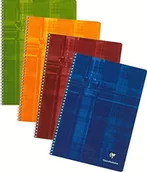 Akcesoria do bindownic - Clairefontaine Notatnik spiralny , A4, posortowane pod względem koloru, posortowany kolorami 8165C - miniaturka - grafika 1