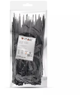 v-tac Opaska Zaciskowa V-TAC 4.8x200mm Czarna 22kg Nylon66 Opak 100szt) - Inne mocowania - miniaturka - grafika 2