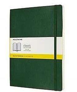 Moleskine 8053853600073 notatniki  klasyczna kolekcja Large/A5, w kratkę, miękka okładka zieleń mirtów - Artykuły biurowe - miniaturka - grafika 2