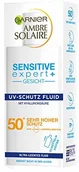 Balsamy i kremy do opalania - Garnier Ambre Solaire Sensitive expert+, ochrona przed promieniowaniem UV, z kwasem hialuronowym, LSF 50, bardzo wysoka ochrona, 1 opakowanie (1 x 40 ml) - miniaturka - grafika 1