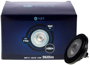 Milagro Żarówka Ar111 6 W Gu10 3000 K Czarna AR3895 - Żarówki LED - miniaturka - grafika 12