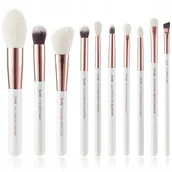 Pędzle do makijażu - Jessup Zestaw 10 pędzli T223 White/Rose Gold - miniaturka - grafika 1