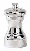 Pojemniki na przyprawy - Peugeot młynek do soli piersiówka, metal posrebrzany, 7 x 7 x 10 cm 42723S10 - miniaturka - grafika 1