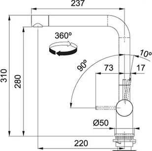 Franke Active Plus Nikiel 115.0524.921 - Baterie kuchenne - miniaturka - grafika 4