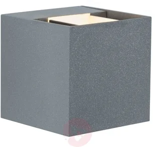 Paulmann konstrukcja ścian lampy LED CyBo kwadratowe 2 X 3 W Szary 80 X 80 mm (466561) - Lampy ścienne - miniaturka - grafika 3