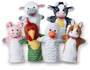 Pacynki Na Rękę Farma 6 Szt. - Pacynki - miniaturka - grafika 2