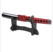 Repliki - broń - USA NOŻYK DO LISTÓW KATANA PLUS STOJAK SW-1811BK - miniaturka - grafika 1