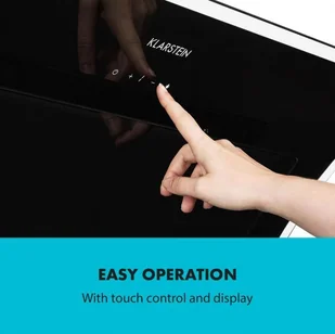 Klarstein Sabia 90 Czarny (CGCH2-Sabia-90-B) - Okapy kuchenne - miniaturka - grafika 8