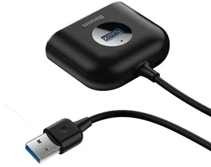 Baseus HUB USB Baseus Baseus Square round 4 w 1 USB HUB 1m CAHUB-AY01 - Huby USB - miniaturka - grafika 6