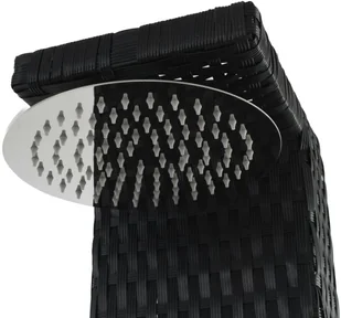 vidaXL Prysznic ogrodowy, polirattan i WPC - Akcesoria do basenów - miniaturka - grafika 5