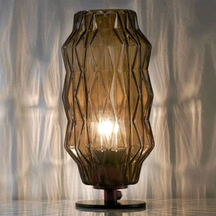 Selene Lampa stołowa Origami, szaro-brązowa - Lampy sufitowe - miniaturka - grafika 2