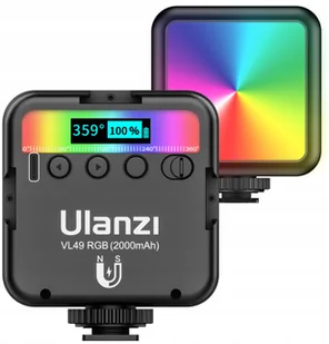 Lampa Led Ulanzi VL 49 Rgb do Dji Rsc 2 / Rs 2 - Lampy studyjne - miniaturka - grafika 2