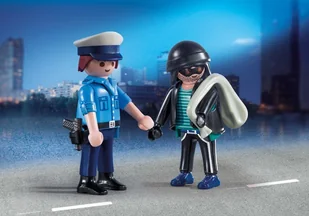 Playmobil DUO PACK POLICJANT I ZŁODZIEJ 9218 - Figurki dla dzieci - miniaturka - grafika 2