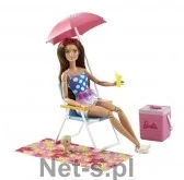 Mattel Barbie Akcesoria wypoczynkowe z leżakiem DVX49 MA-DVX49 1/3 - Akcesoria dla lalek - miniaturka - grafika 5