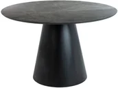 Stoły - Signal STÓŁ ANGEL SZARY EFEKT MARMURU/CZARNY MAT FI120 ANGELSZC - miniaturka - grafika 1