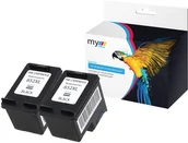 Tusze zamienniki - My Office Dwupak zamienników tuszu HP 652 XL BK F6V25AE) - miniaturka - grafika 1