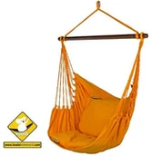 Hamaki - Koala Fotel hamakowy szeroki, Bird of Paradise pomarańczowy, 130x127 cm - miniaturka - grafika 1