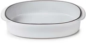 Miski i półmiski - Revol Miska do zapiekania Caractere biała 26x18,5 cm - miniaturka - grafika 1