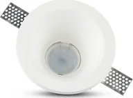 Lampy pozostałe - V-TAC downlight VT-773 13,2 x 7,4 cm GU10 gips biały twm_960582 - miniaturka - grafika 1