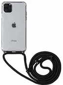 Etui i futerały do telefonów - Big Ben Przezroczysty pokrowiec ochronny + czarny pasek na ramię IP 11 Pro Max CaseBANDIP1965 - miniaturka - grafika 1