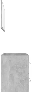 VidaXL Lumarko 2-częściowy zestaw mebli łazienkowych, szarość betonu, płyta 804849 VidaXL - Meble łazienkowe - miniaturka - grafika 31