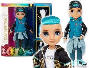 MGA Entertainment Rainbow High Rainbow High River Kendall Teal Boy chłopiec Lalka 572145 0000044277 - Lalki dla dziewczynek - miniaturka - grafika 2
