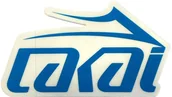 Dodatki do ubrań - LAKAI naklejka LAKAI CORPO MED STICKER White/Blue - miniaturka - grafika 1