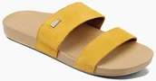 Sandały damskie - Reef sandały damskie CUSHION BOUNCE VISTA SUEDE Mustard - miniaturka - grafika 1