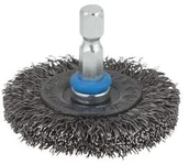 Materiały ścierne - Wolfcraft Szczotka do wiertarki 50MM - miniaturka - grafika 1