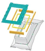 Akcesoria do okien - Fakro Zestaw termoizolacyjny XDP 66x98 - miniaturka - grafika 1