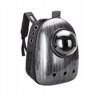 Transportery dla kotów - Transporter Plecak Torba Kota Psa Czarny - miniaturka - grafika 1