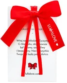 Gryzaki dla dzieci - Lullalove sc Lullalove, czerwona kokardka na szczęście - miniaturka - grafika 1