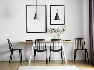 Beliani Zestaw do jadalni 2 krzesła czarne VENTNOR - Stoły ogrodowe - miniaturka - grafika 2