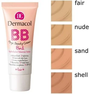 Dermacol BB Magic Beauty Cream 8in1 - Krem BB 8w1 - NUDE DERMCK8W-BB8W-01 - Podkłady do twarzy - miniaturka - grafika 5