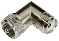 Złącza, przejściówki, adaptery - LP ZLA0612 Złącze UHF wtyk-gniazdo kątowe LEC-ZLA0612 - miniaturka - grafika 1