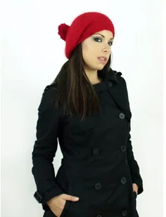 Art of Polo Angorowa czapka z pomponem - Czapki damskie - miniaturka - grafika 2