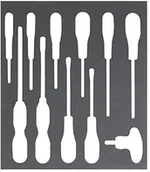 Narzędzia warsztatowe - Bahco MODUŁ ff1 °F1003 śrubokręt płaski i PH 2/3 11-częściowy (FF1F1003) - miniaturka - grafika 1