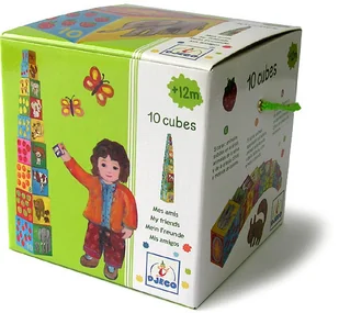 Djeco Piramida Wieża Klocki Moi Przyjaciele - Układanki dla dzieci - miniaturka - grafika 3