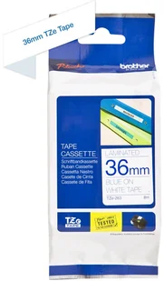 Brother Taśma 32mm BLUE ON WHITE - Akcesoria do kas i terminali - miniaturka - grafika 7