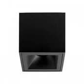 Lampy sufitowe - OxyLED CROSTI PERO SQ TUBE Czarna GU10 wys. 9,5cm. Home&Decor Downlight 459161 459161 - miniaturka - grafika 1