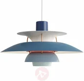 Lampy sufitowe - Louis Poulsen PH 5, lampa wisząca, niebieska - miniaturka - grafika 1