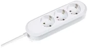 Zasilacze komputerowe - Bachmann 387270 Smart Steckdosenleiste przewód przyłączeniowy (3-fach, 1,5 m) Biały 4016514003860 - miniaturka - grafika 1