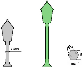 Su-Ma K 5002/1 BD 50 - Lampy ogrodowe - miniaturka - grafika 5